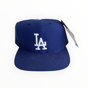 NWT VTG LA Dodgers Sports Specialties 7 1/4 Fitted Hat Wool Green Bill MLB